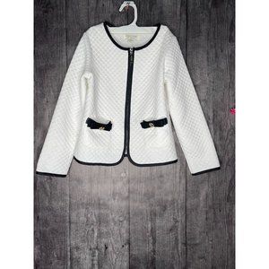 Gently used Richie House White Jacket, Girls 7-8